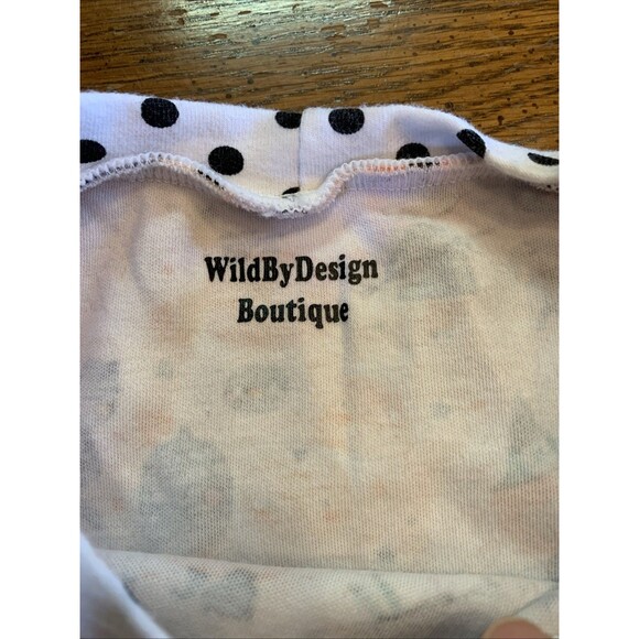 New!  Girl’s Medium 7/10 Halloween Shirt Dress & Striped Tights Adorable Bundle - Picture 4 of 9